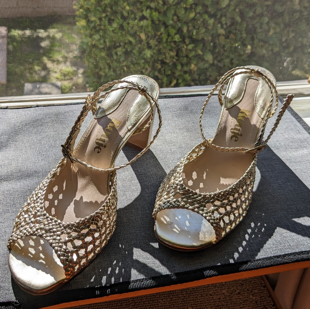 SOLD Gold Rouje Liz Sandals